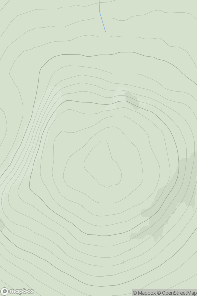 Thumbnail image for Maovally [Cape Wrath Peninsula] showing contour plot for surrounding peak